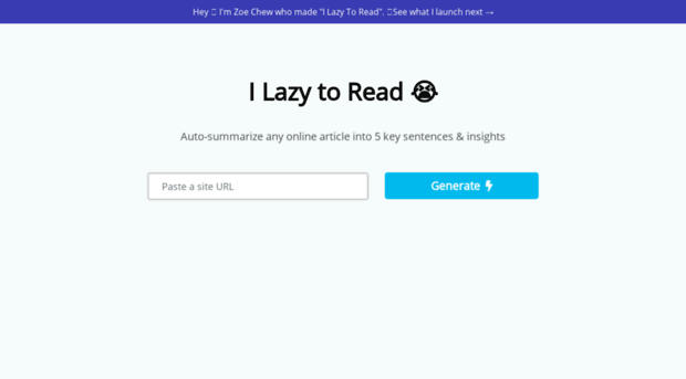 ilazytoread.herokuapp.com