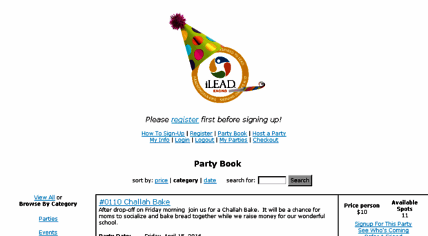 ileadencino.onlinepartybook.com