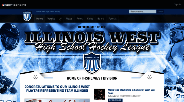 illinoiswesthockey.com
