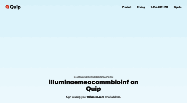 illuminaemeacommbioinf.quip.com