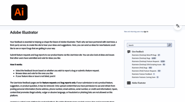 illustrator.uservoice.com