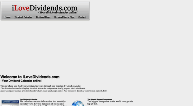 ilovedividends.com