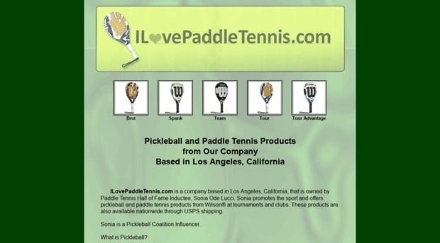 ilovepaddletennis.com