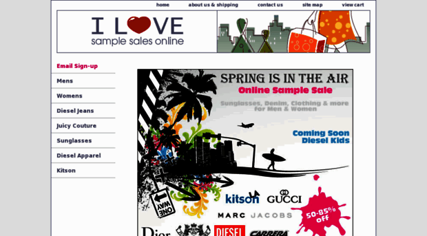 ilovesamplesalesonline.com