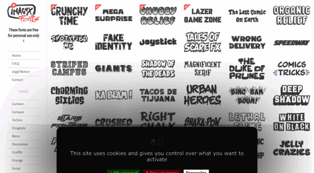 imagex-fonts.com