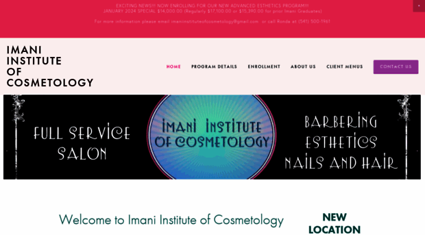 imaniinstituteofcosmetology.com