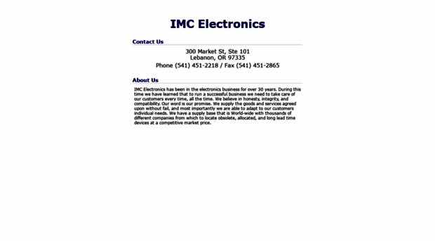 imcelectronics.com