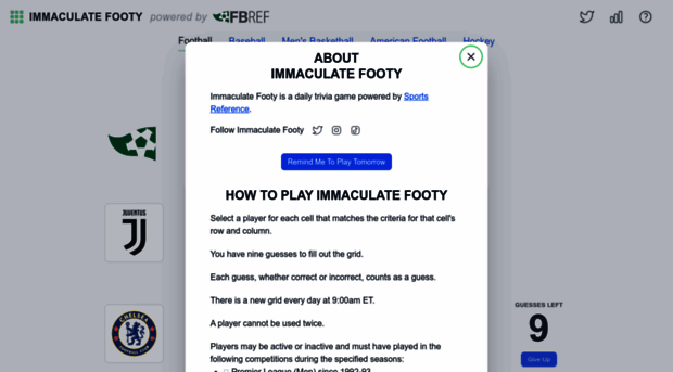 immaculatefooty.com