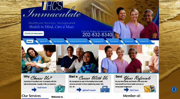 immaculatehealthcareservices.com