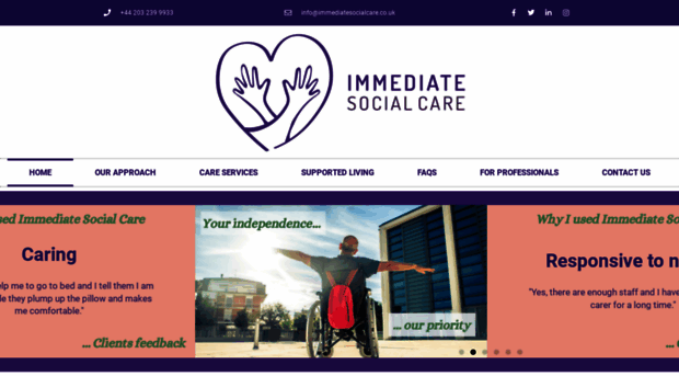 immediatesocialcare.co.uk