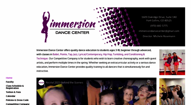 immersiondancecenter.com