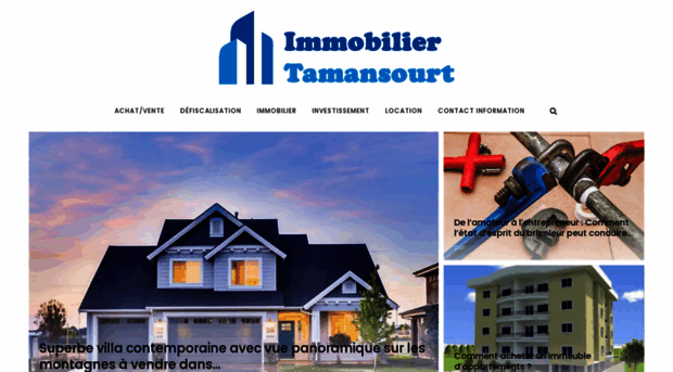 immobilier-tamansourt.com