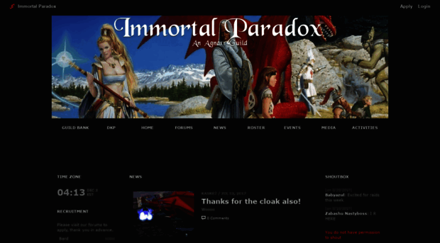 immortalparadox.shivtr.com