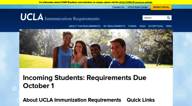 immunizationrequirement.ucla.edu