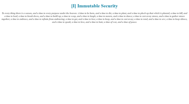 immutablesecurity.com