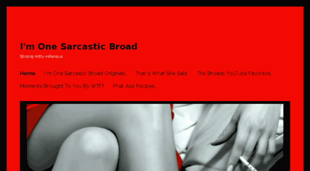 imonesarcasticbroad.com