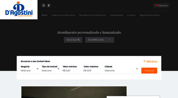 imoveisdagostini.com.br