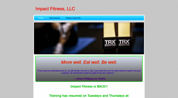 impactfitnessllc.com