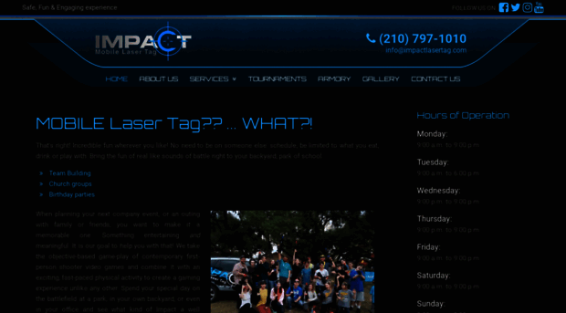 impactlasertag.com