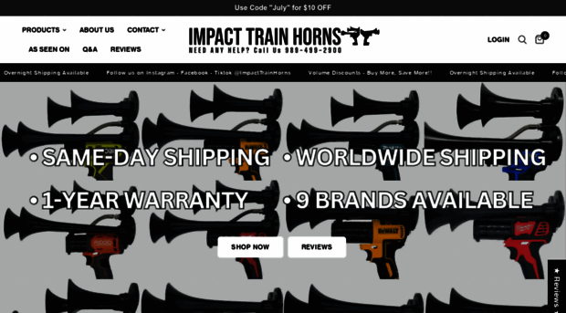 impacttrainhorns.com