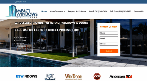 impactwindowswholesale.com