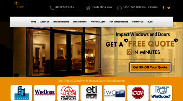 impactwindowswholesaler.com