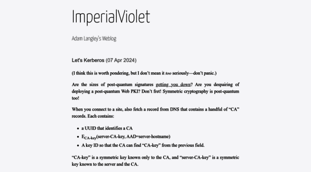 imperialviolet.org