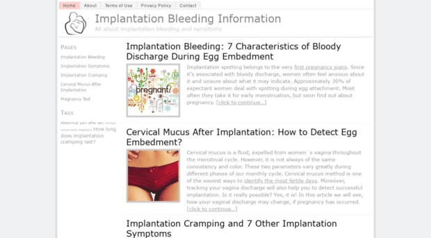 implantationbleed.com