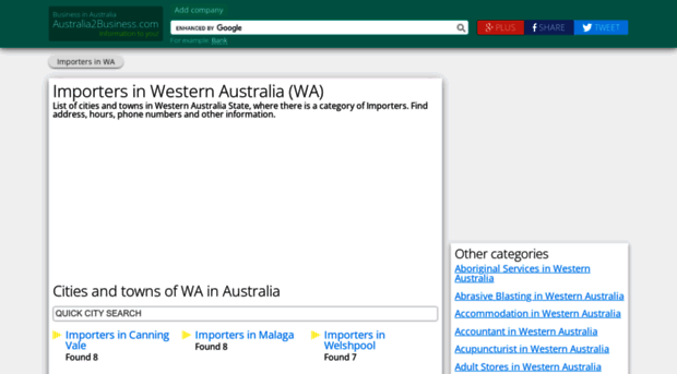 importers-wa.australia2business.com