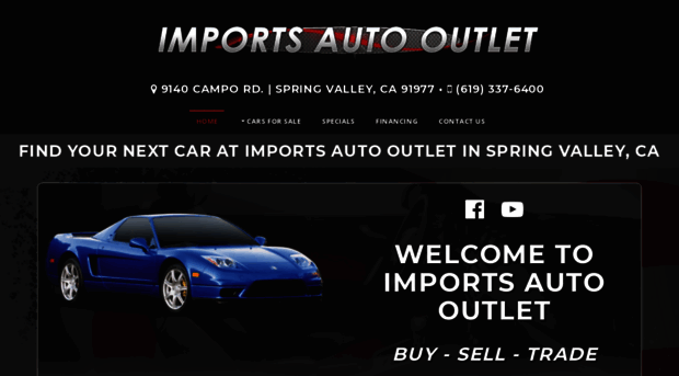 importsautooutlet.com