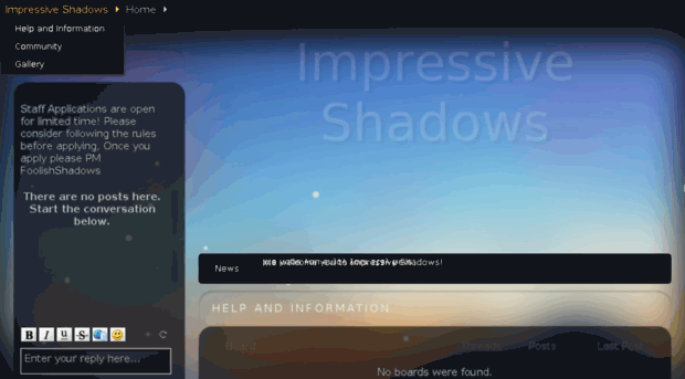 impressiveshadows.boards.net