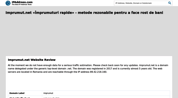 imprumut.net.ipaddress.com