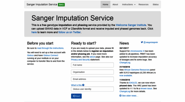 imputation.sanger.ac.uk