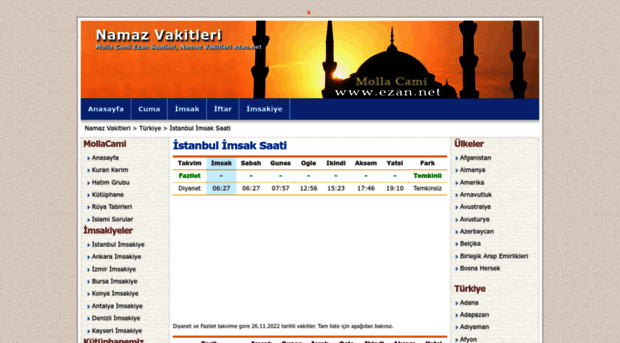 imsak.ezan.net