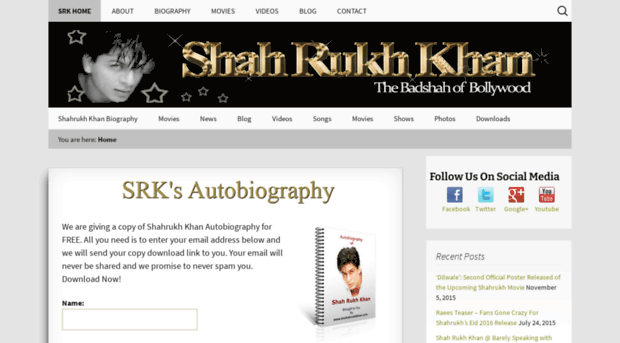 imshahrukhkhan.com