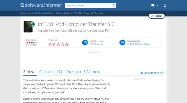 imtoo-ipod-computer-transfer.software.informer.com