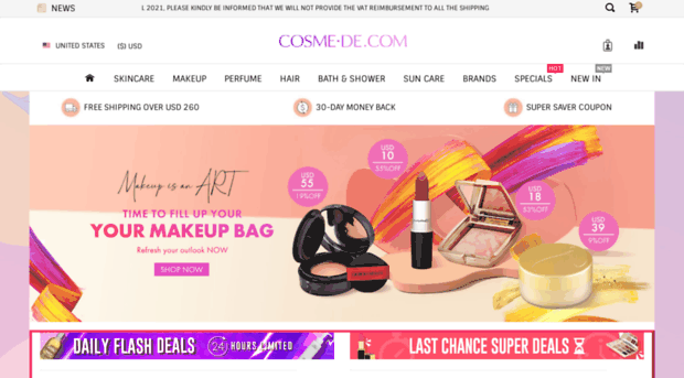 in.cosme-de.com