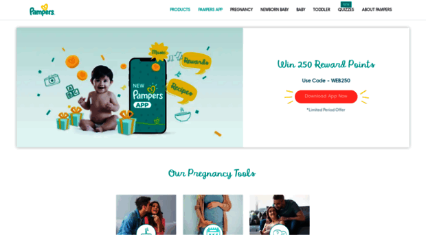 in.pampers.com