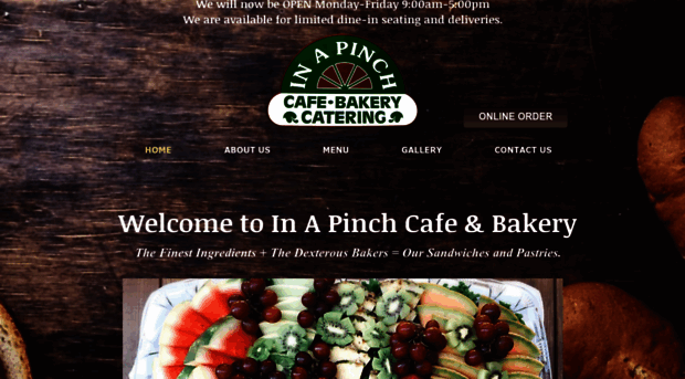 inapinchcafeandbakery.com