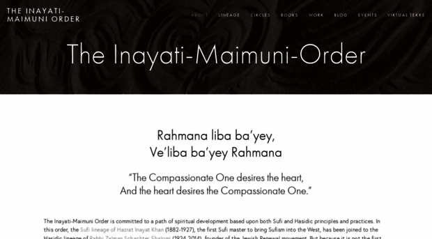 inayati-maimunis.org