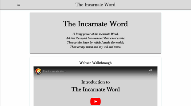 incarnateword.in