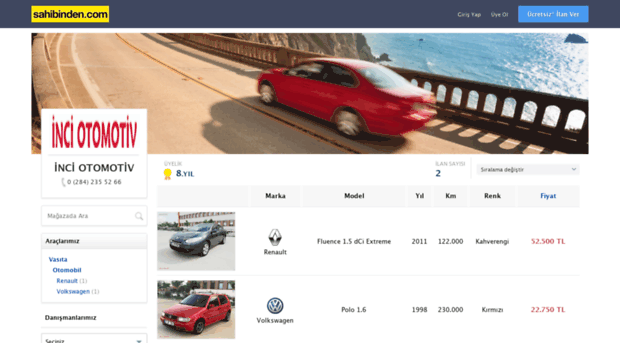inciotomotivedirne.sahibinden.com