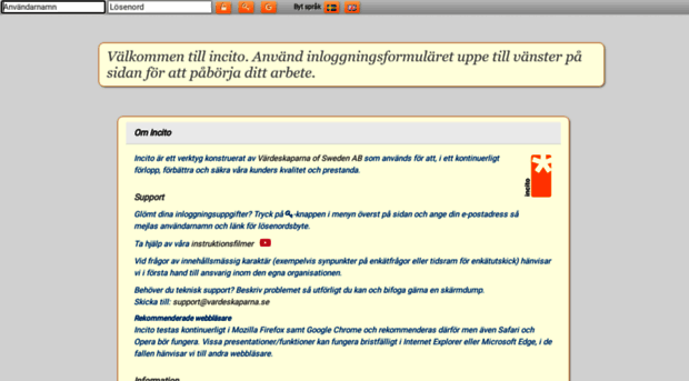incitotools.se