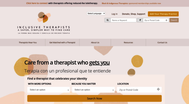 inclusivetherapists.com