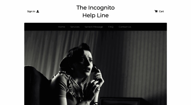 incognitohelpline.com