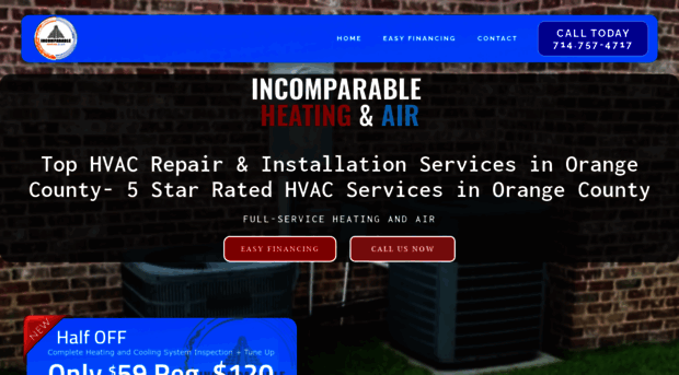 incomparableheatingandair.com