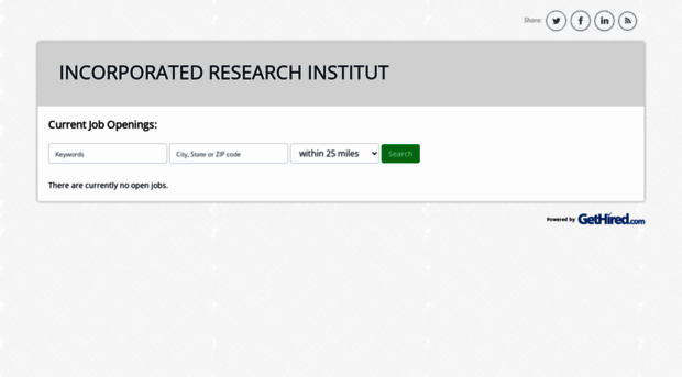 incorporatedresearchinstitutions.gethired.com