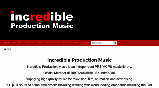 incrediblemusic.tv