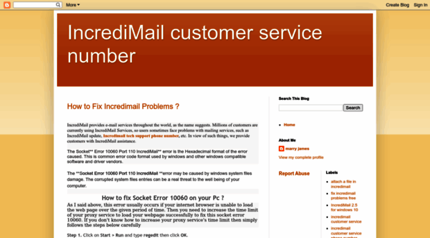 incredimailcustomernumberservice.blogspot.com