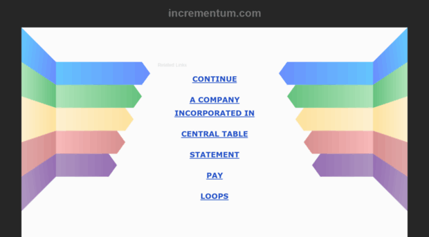 Screenshot of incrementum.com website